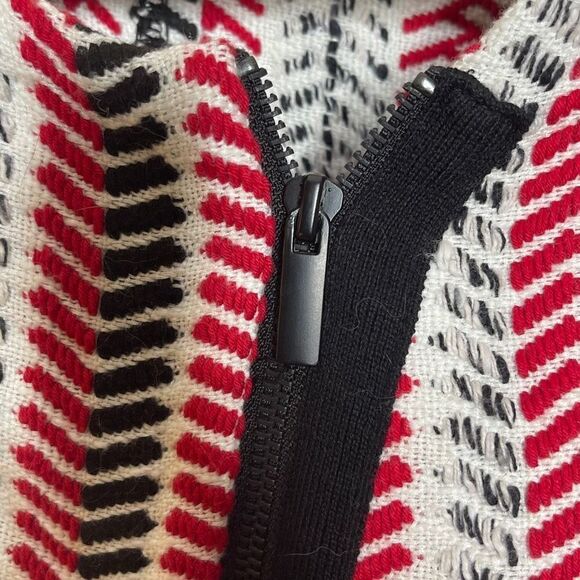 Chicos Sweater Womens Large Multicolor Side Zip Textured Sofia Jacket Ribbed - Picture 7 of 10